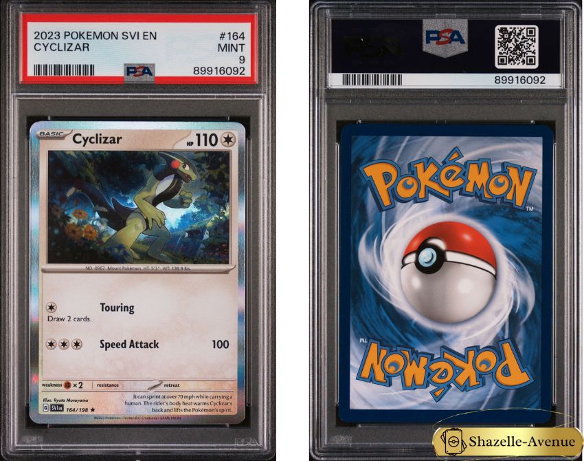 2023 POKEMON SVI EN-SCARLET & VIOLET 164 CYCLIZAR PSA 10