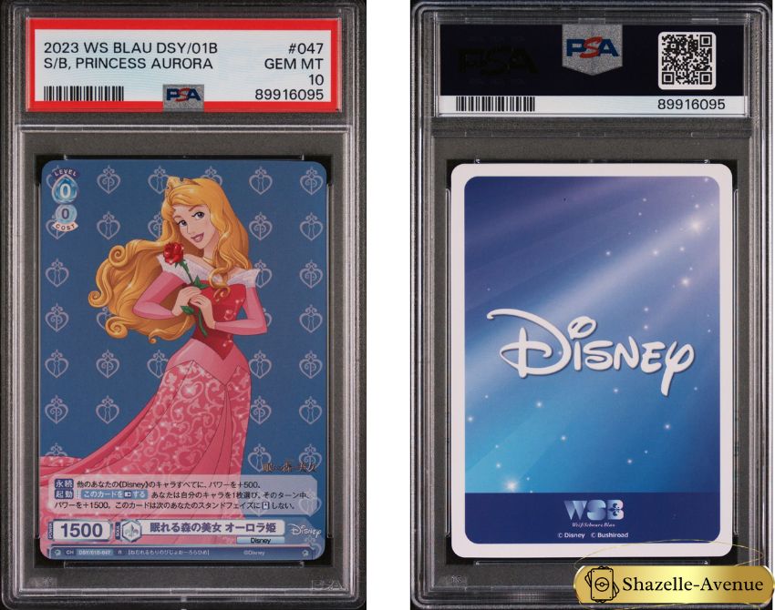 2023 Weiss Schwarz Disney Sleeping Beauty Princess Aurora DSY/01B-047 Japanese PSA 10