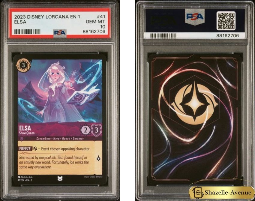 2023 Disney Lorcana #41 Elsa Snow Queen EN 1 PSA 10