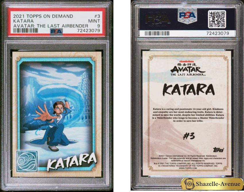 2021 TOPPS ON DEMAND AVATAR THE LAST AIRBENDER #3 Katara PSA 9