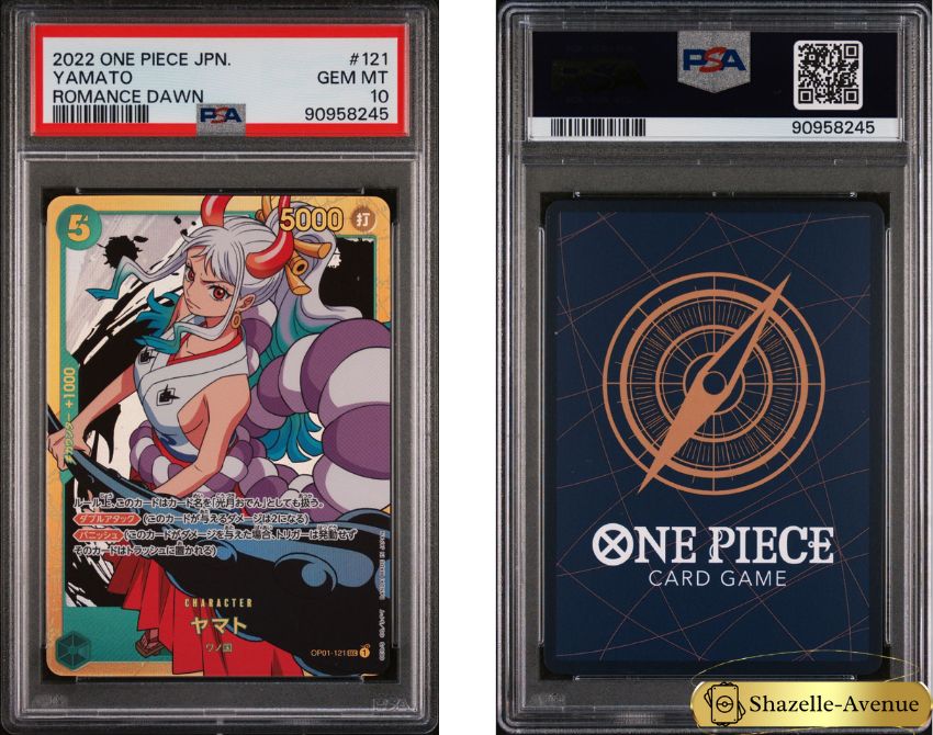 2022 Yamato Romance Dawn OP01-121 Japanese One Piece Card PSA 10