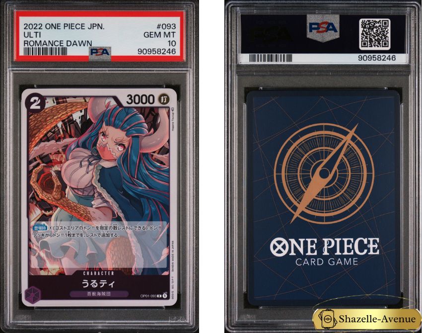 2022 One Piece Romance Dawn OP01-093 Ulti Japanese PSA 10