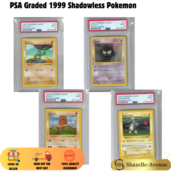 1999 Pokemon Base Set PSA Graded Slab PSA 9 [SG SELLER] – Shazelle-Avenue